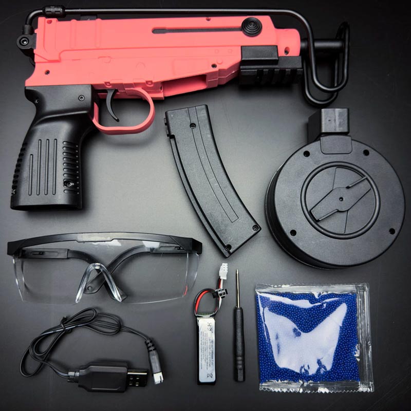 VZ61-Gel-Blaster-pink-accessories